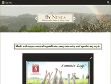 Tablet Screenshot of bynieves.com